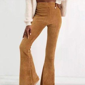 Aerie Groove-On Velour High Waisted Flare Pant